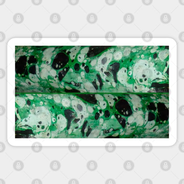 marble with secular green nuances Sticker by Marccelus